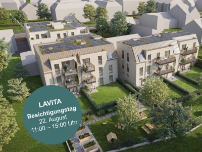 LAVITA - 2 Zimmer Gartenwohnung mit Terrasse, Parkett &amp; Fußbodenheizung - jetzt Baustartaktion nutzen
