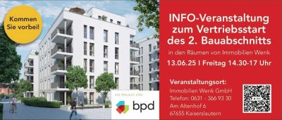 2 Zimmer mit Südwestbalkon - WE 631
