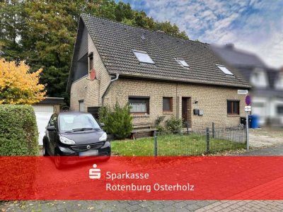 Ritterhude: Modernisierte 3-Zi EG-Wohnung mit Garage in Sackgassenlage