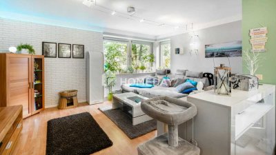Charmante Etagenwohnung mit Sonnenloggia – ruhig wohnen in kleinem Mehrparteienhaus