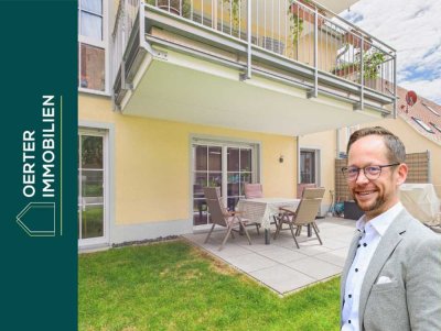 Jetzt anfragen: Stilvolle, barrierearme Gartenwohnung mit hochwertiger Ausstattung!