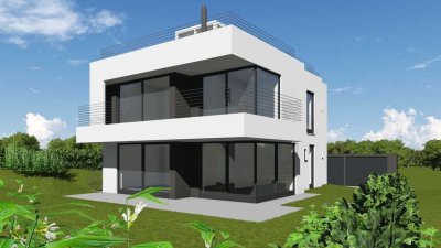 LUXHAUS Bauhaus Villa für Individualisten 157 m² plus Keller alles noch individuell planbar !