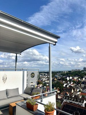 Penthouse (privat) mit Traumblick und Waldnähe