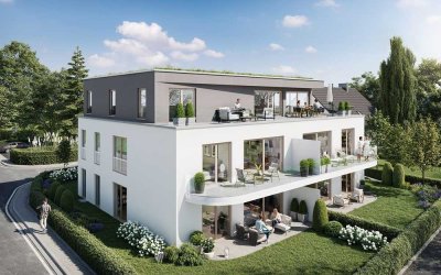 Lifestyle pur: Neubau-4-ZKB-Wohnung mit Balkon in Bestlage von Kissing