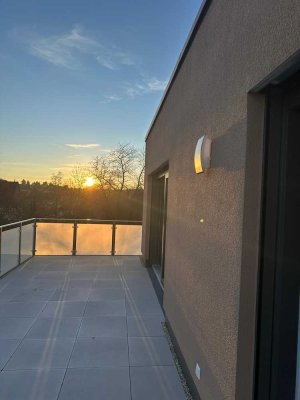Wunderschöne Neubau Penthouse-Wohnung am Neckar