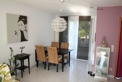 2-Raum-Hochparterre-Wohnung mit Terrasse + Garten in HN Sontheim