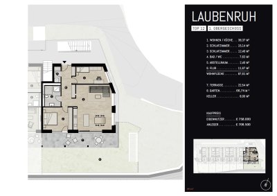 geräumige 3-Zimmer Wohnung mit Garten in Innsbruck