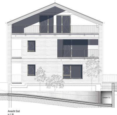 Chice Terrassenwohnung mit eig. Gartenanteil - Neubau Erstbezug zentral!