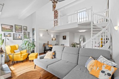 Großzügige Maisonettewohnung mit zwei Balkonen und Tiefgaragenstellplatz