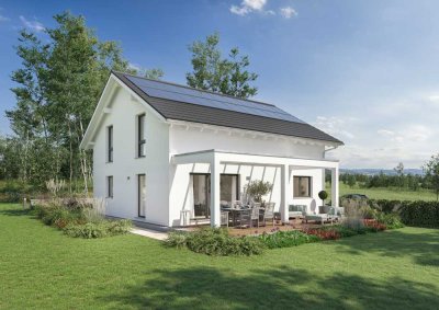 Das Haus das Ihnen Energie schenkt. Zeitlose Perfektion trifft ökologische Innovation.