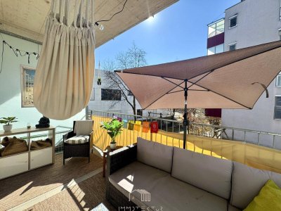 NÄHE TU GRAZ INFFELD : Sonnige Garçonniere mit Balkon und Tiefgarage in St. Peter - befristet vermietet