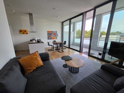 Exklusives Wohnen im ERBA-Areal – 3-Zimmer-Wohnung mit EBK direkt an der Landesgartenschau