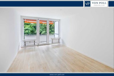 Frisch renovierte 2,5-Zimmer-Wohnung mit Süd-Balkon und Blick ins Grüne