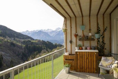 3-Zimmer-Wohnung in Ruhelage oberhalb von Wattens