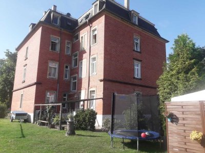 GUTE RAUMAUFTEILUNG UND GARTENMITBENUTZUNG, 2 RAUM-WOHNUNG-WG GEEIGNET!