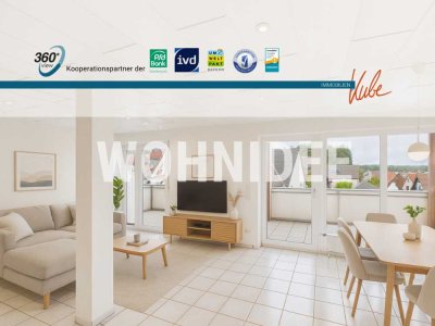 IMMO KUBE! Moderne 3 Zi.-Dachgeschosswohnung mit 2 Balkonen in ruhiger Lage von Winkelhaid