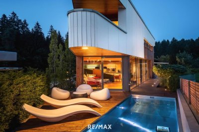 Modernes Architektenhaus mit Panorama-Wellness &amp; Designkomfort