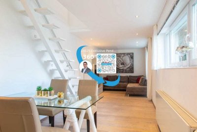 Exklusive Pendlerwohnung, möbliert, ca.75 m², Maisonette, EBK, in ruhiger Citylage von Bad Godesberg