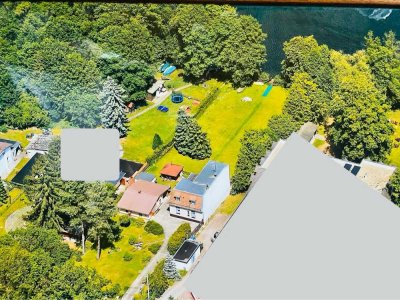 Altes Wohnhaus oder modernes Mehrfamilienhaus? Auf Traumgrundstück am Bötzsee!