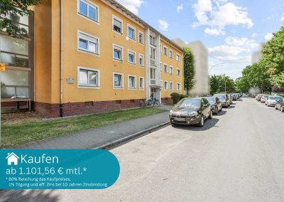++Kapitalanlage mit Potenzial: Stilvoll modernisierte 4-Zimmer-Wohnung in Frankfurt-Griesheim++