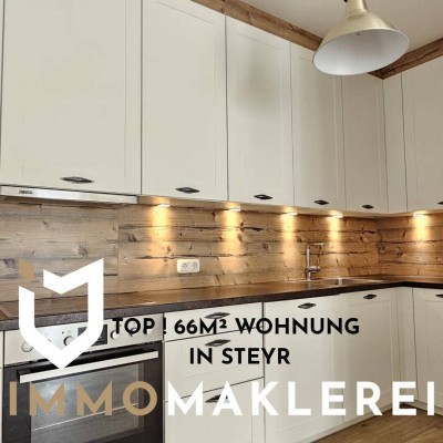 TOP 66m² MODERNE WOHNUNG ZENTRAL IN STEYR!