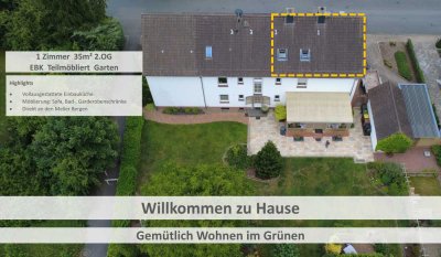 Gemütlich Wohnen im Grünen – 1 ZKB