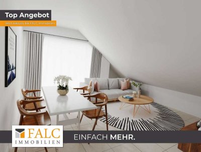 Dachgeschoss-Idylle mit 3 Zimmern & Balkon