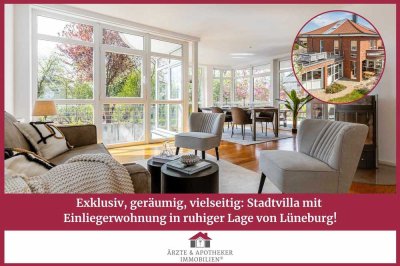 Exklusiv, geräumig, vielseitig: Stadtvilla mit Einliegerwohnung in ruhiger Lage von Lüneburg!