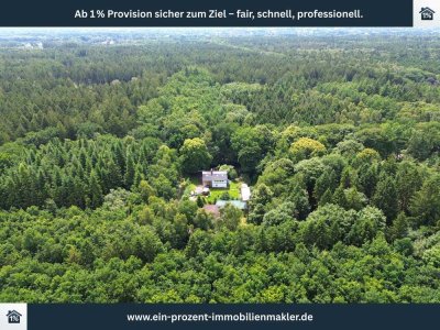 Natur, Ruhe & Gestaltungsspielraum – Teilsaniertes Waldhaus in einzigartiger Lage bei Weddingstedt