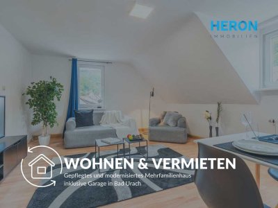 WOHN- ODER RENDITETRAUM – Gepflegtes & modernisiertes Mehrfamilienhaus inklusive Garage in Bad Urach