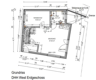 Neue 2-Zimmer-Wohnung (Erstbezug) mit Garten, Terrasse und Ausblick