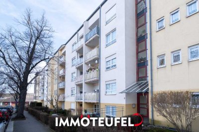 Attraktive vermietete 2-Raum-Wohnung mit Balkon, TG-Stellplatz & Fahrstuhl