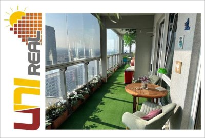 • UNI-Real - Drei Zimmer,28 m² Loggia nahe UNO-City