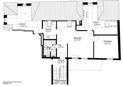 Schöne und neuwertige 3-Zimmer-Dachgeschosswohnung in Rinteln