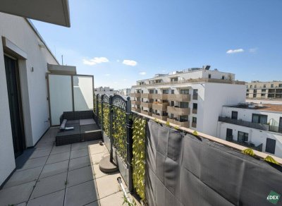 Familienfreundliche 2-Zimmer-Wohnung mit Terrasse nahe U1 Rennbahnweg