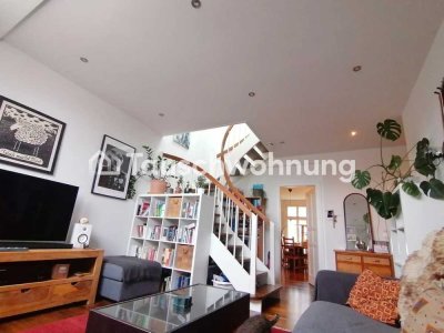 Tauschwohnung: Helle und geräumige Maisonette-Wohnung im Grünen