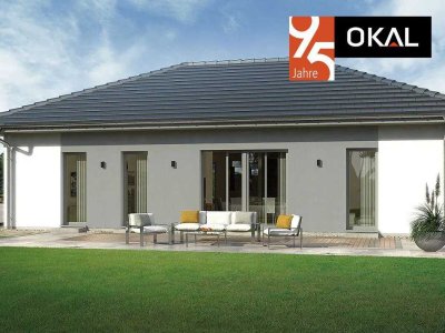 Bungalow 1: Modern wohnen - alles auf einer Ebene. Mit Wohnkeller.