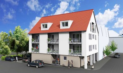 Erstbezug! Zentrale, barrierefreie 2-Zi-Wohnung inkl. Einbauküche, Balkon und Stellplatz in Dörzbach