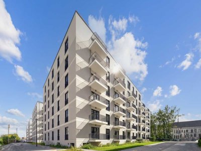 Moderne 2-Zimmer-Wohnung in Friedenau: Erstbezug mit Balkon und Einbauküche