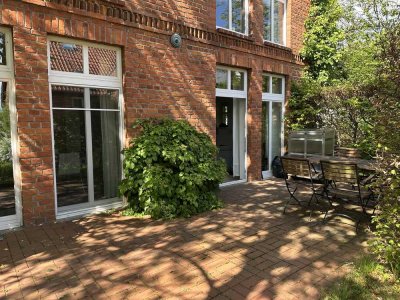 Stilvolle Wohnung in Netzeband, mit Terrasse und Blick ins Grüne