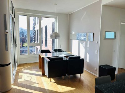 Exklusive möbilierte und perfekt geschnittene 3-Zi-Wohnung mit Süd-West-Loggia