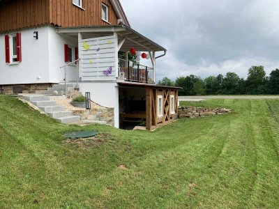 Kleines attraktives Haus mit Burgblick für 2 Personen