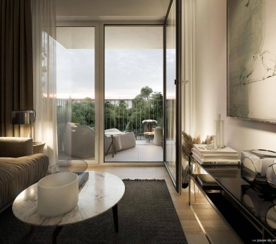 JOSEPHINE: Stylische 1-Zimmer-Wohnung mit Balkon und moderner Ausstattung | beim Grünen Prater