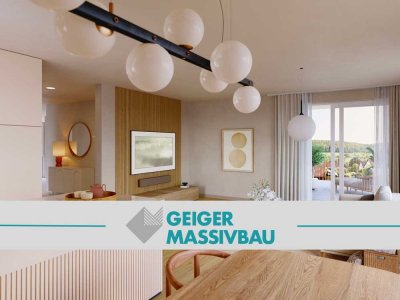 Traumhafter Fernblick, sonnige Dachterrasse, Ankleide & 2 vollwertige Bäder - KfW Effizienzhaus 55!