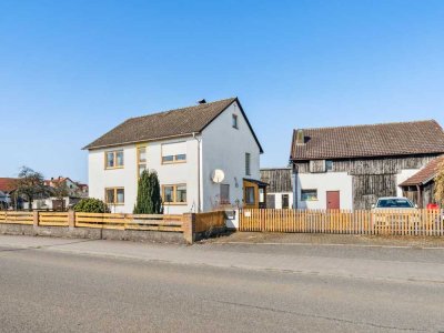 Sanierungsbedürftiges Einfamilienhaus mit gute Entwicklungspotenzial und vielseitigen Nebengebäuden