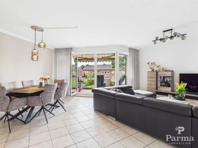Zentrale 3-Zimmer-Wohnung mit Balkon und Tiefgarage in Würselen