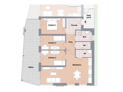 VERKAUFSSTART! Neubau-4-Zimmerwohnung mit West-Balkon in Ruhelage in Gösting!