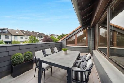 Grün. Großzügig. Geschmackvoll. 5-Zimmer-Wohnung am Feldrand mit Weitblick!