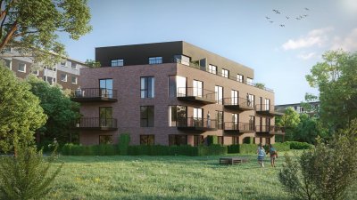Neubauwohnung mit Terasse und EBK: 2-Zimmer-Erdgeschosswohnung