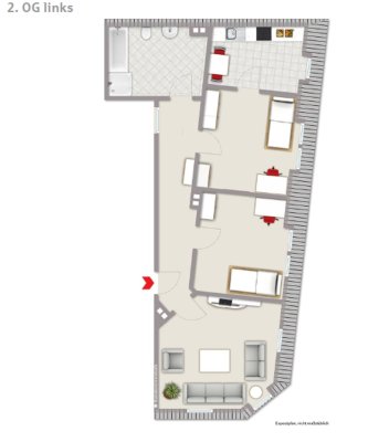 Ruhige 3-Zimmer-Wohnung im Zentrum von Apolda – mit Einbauküche & Badewanne